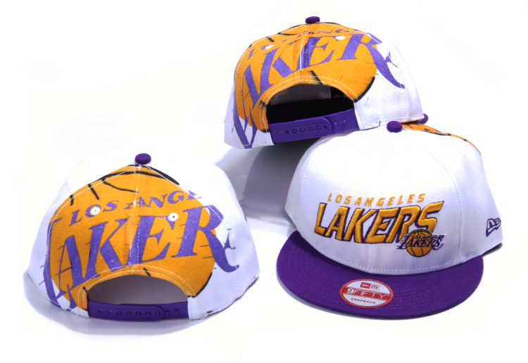 NBA Los Angeles Lakers NE Snapback Hat #78
